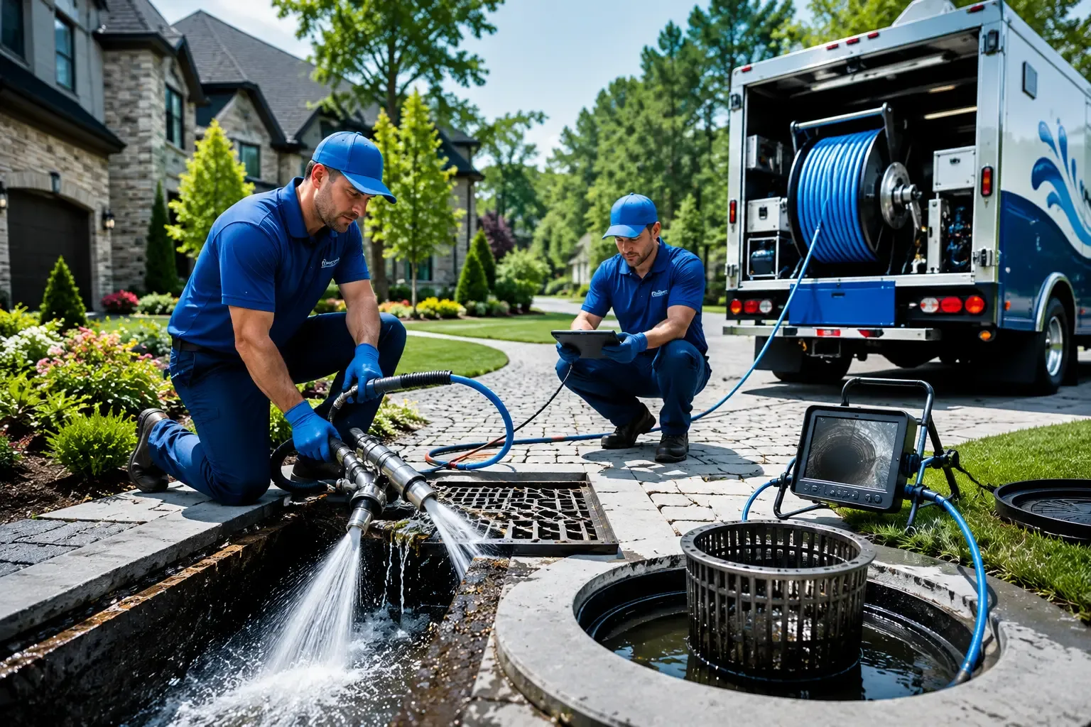 Local outdoor drain cleaning professionals in Grassflat, PA